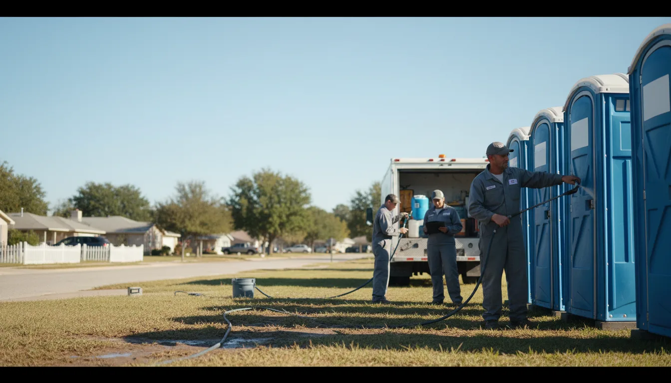 Long-Term Portable Toilet Rental in Chancellor, AL near me